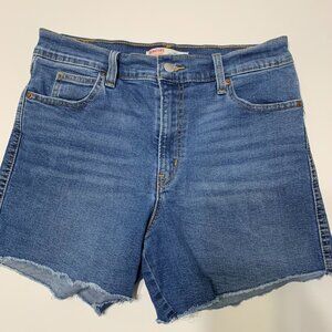Levis Strauss Signature Heritage Women's High Rise Shorts Size 6 W28